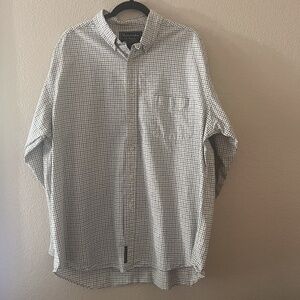 Abercrombie & Fitch Green and Blue Grid Longsleeve